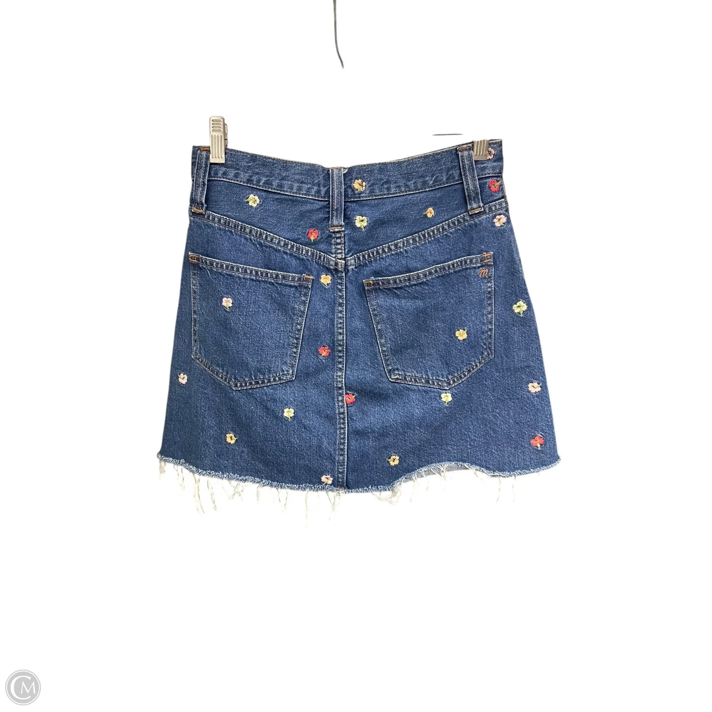 Skirt Mini & Short By Madewell In Blue Denim, Size: 2