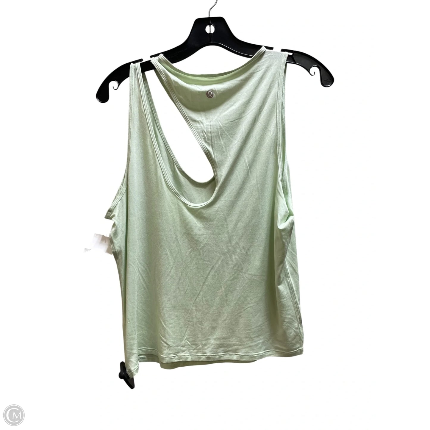 Athletic Tank Top By Lululemon In Green, Size: M