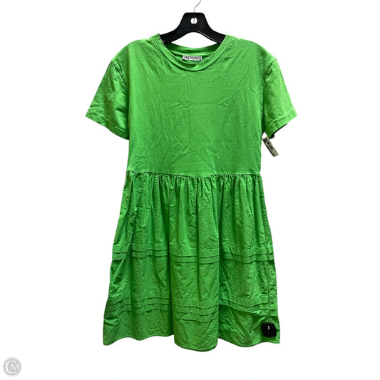 Dress Casual Short By Zara In Green, Size: S