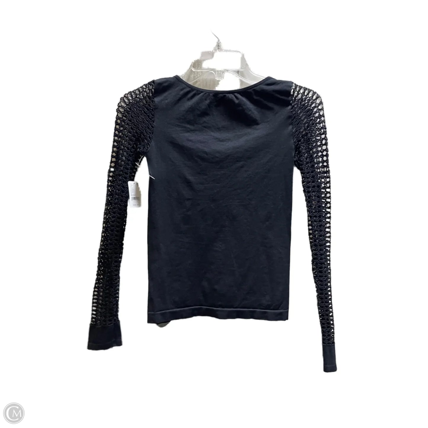 Top Long Sleeve By Free People In Black, Size: M
