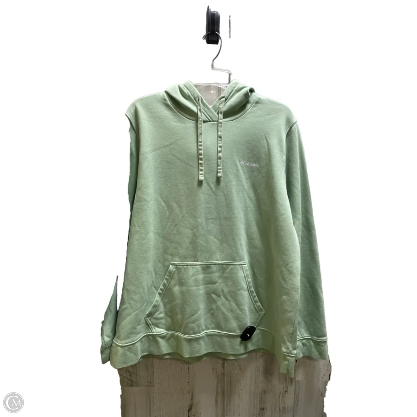 Athletic Sweatshirt Hoodie By Columbia In Green, Size: 2x