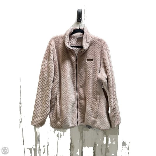 Sweatshirt Collar By Columbia In Pink, Size: 2x