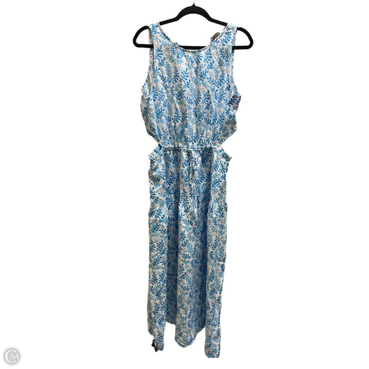 Dress Casual Maxi By Loft In Blue, Size: L