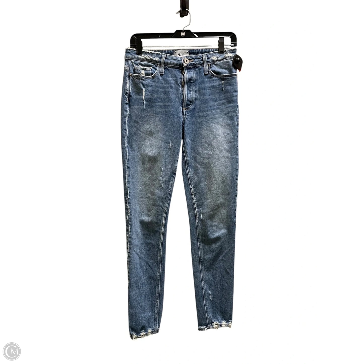 Jeans Skinny By Paige In Blue Denim, Size: 4