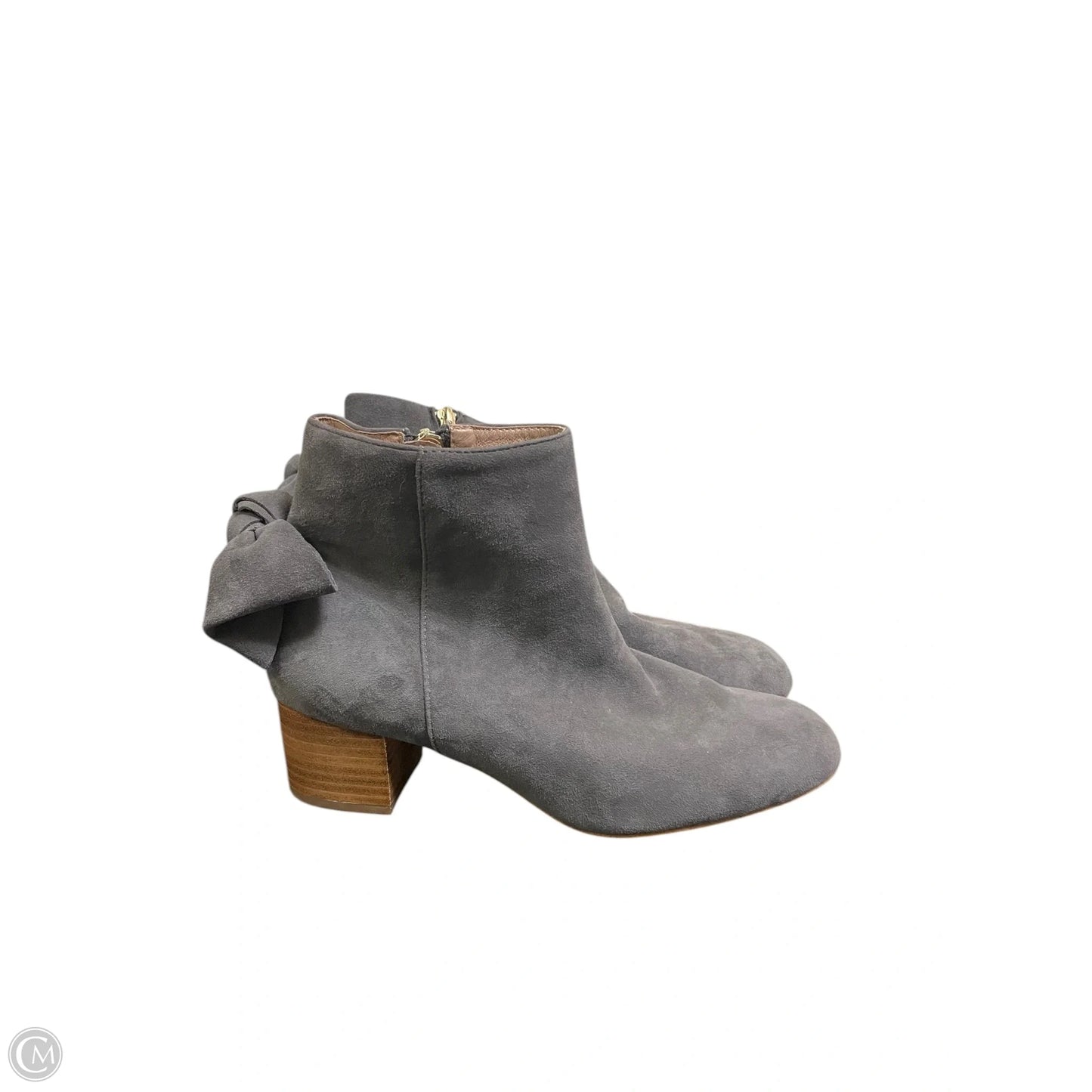 Boots Ankle Flats By Anthropologie In Grey, Size: 8