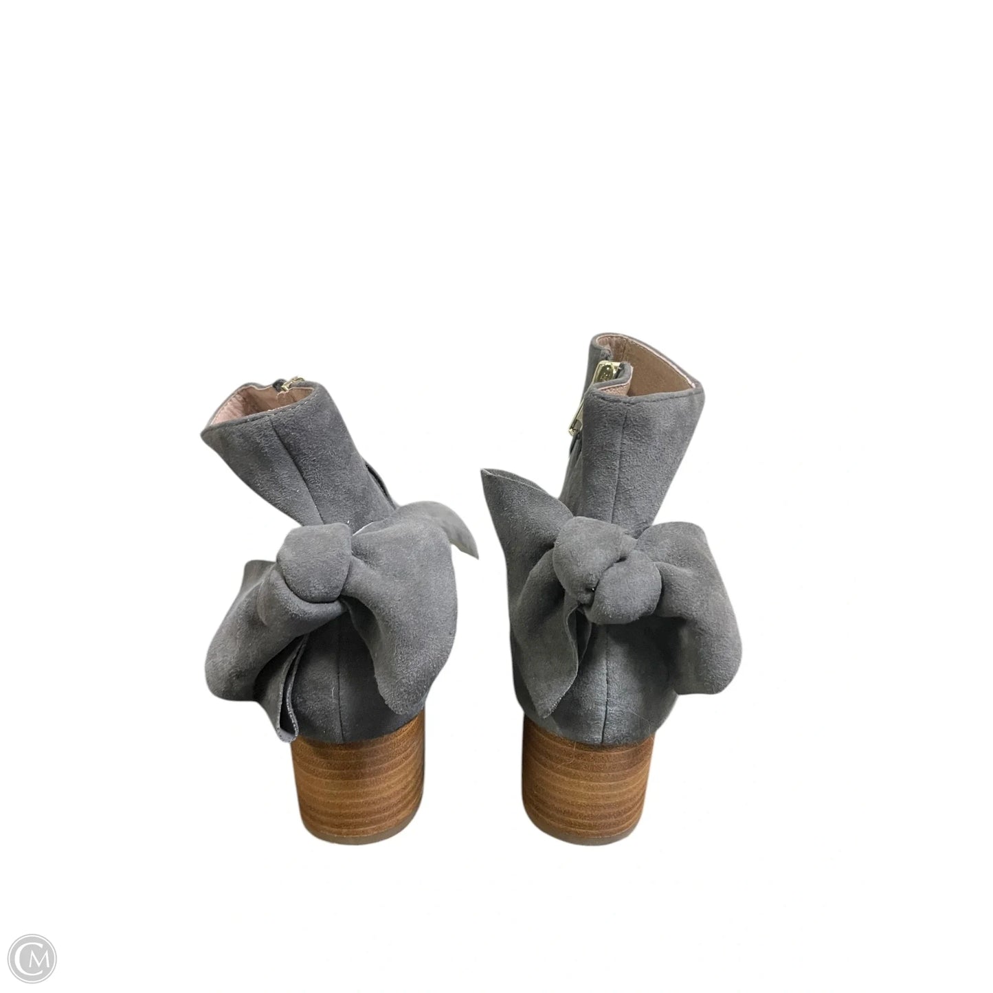 Boots Ankle Flats By Anthropologie In Grey, Size: 8