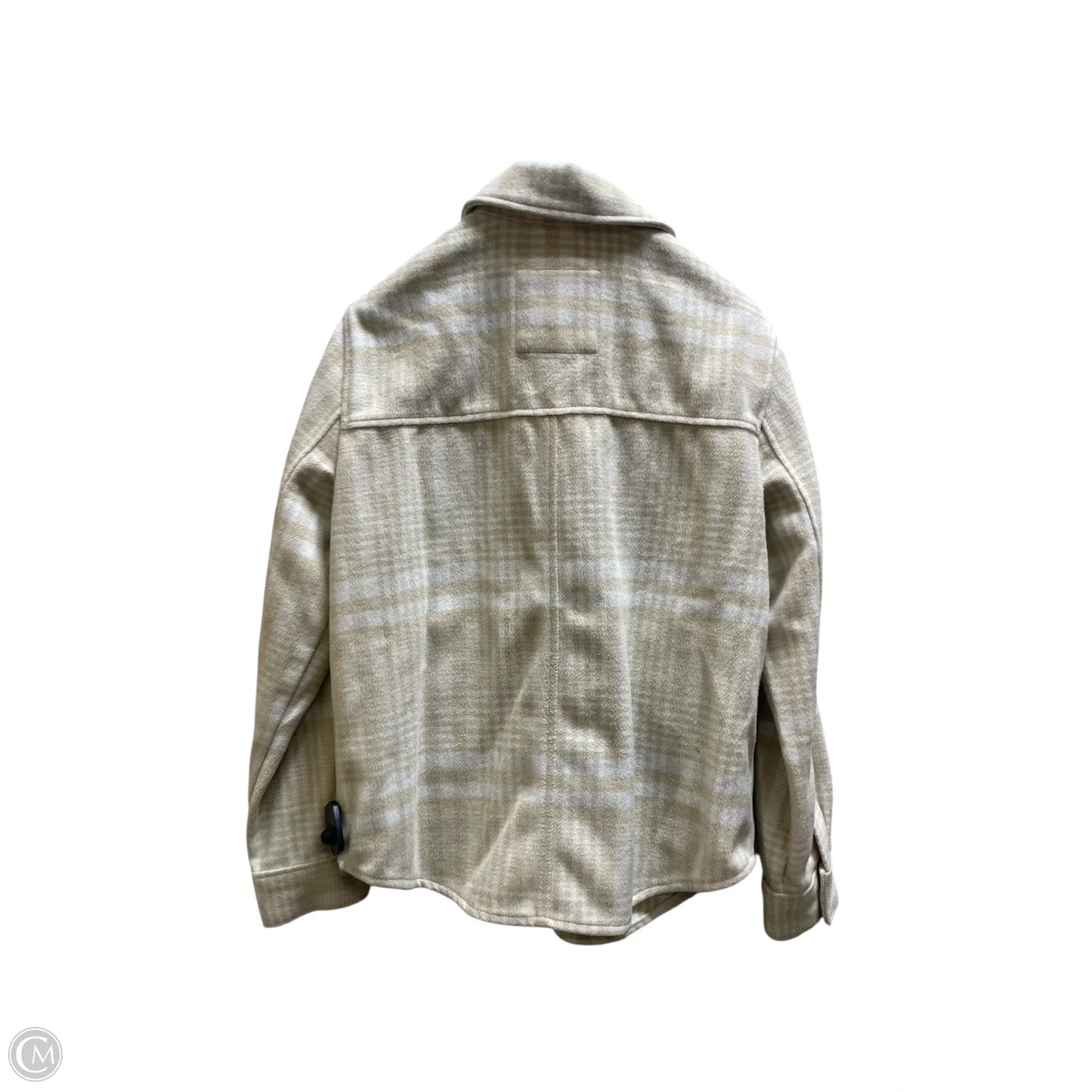 Jacket Fleece By Hollister In Cream, Size: M