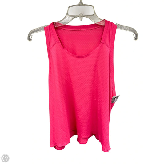 Athletic Tank Top By Lululemon In Pink, Size: M