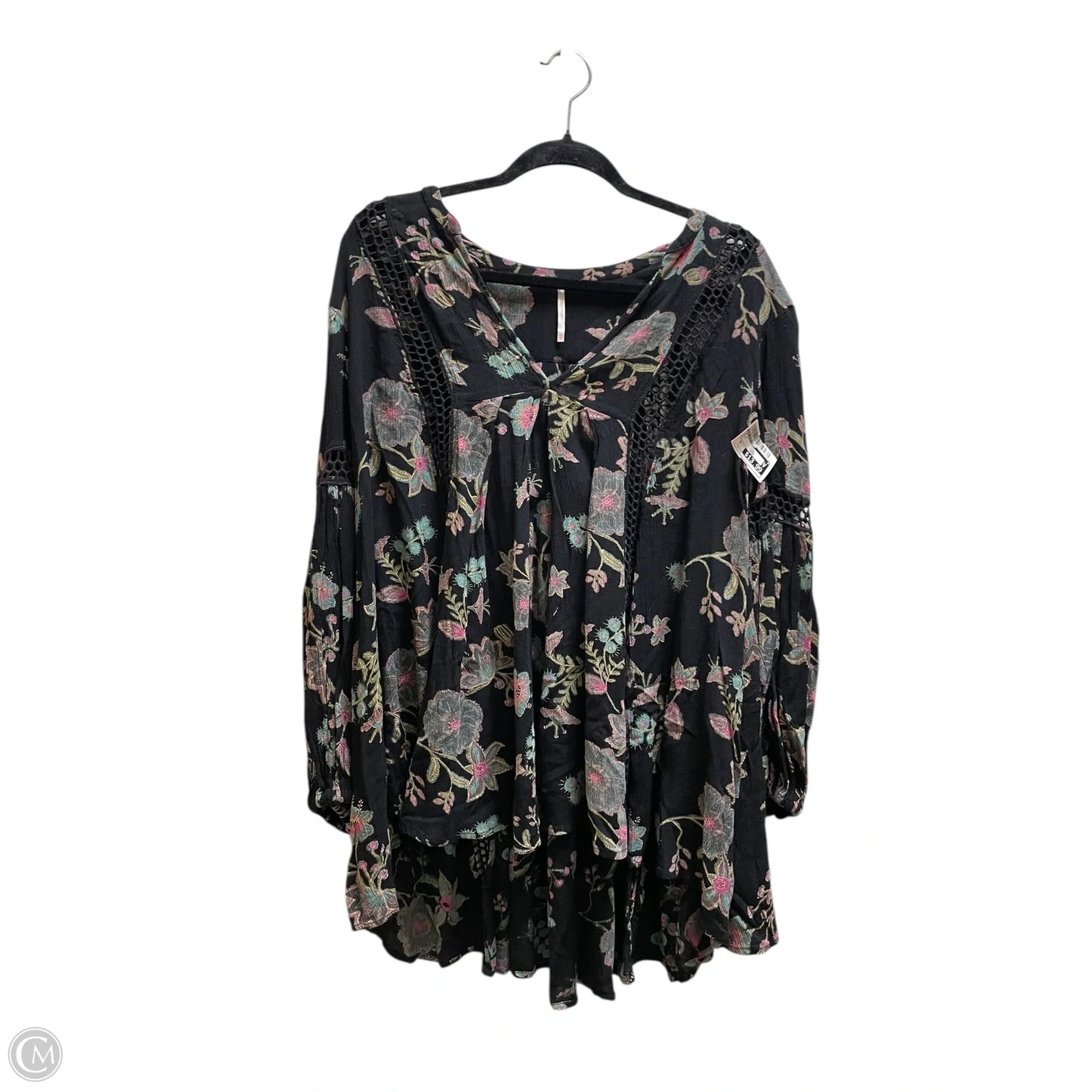 Top Long Sleeve By Free People In Black, Size: Xs