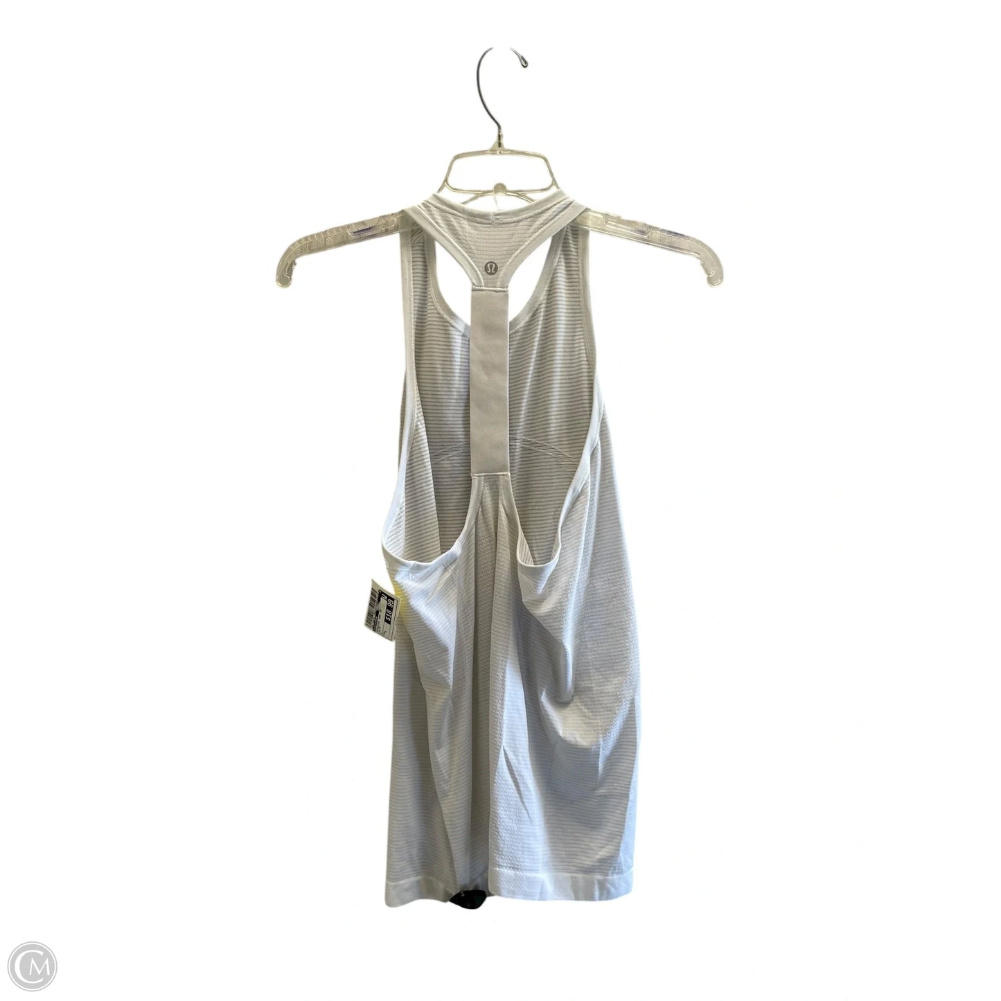 Athletic Tank Top By Lululemon In White, Size: L