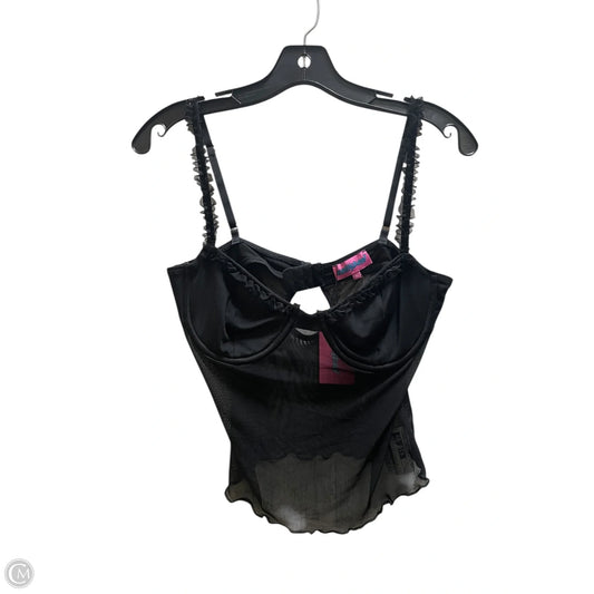 Top Sleeveless By Edikted In Black, Size: L