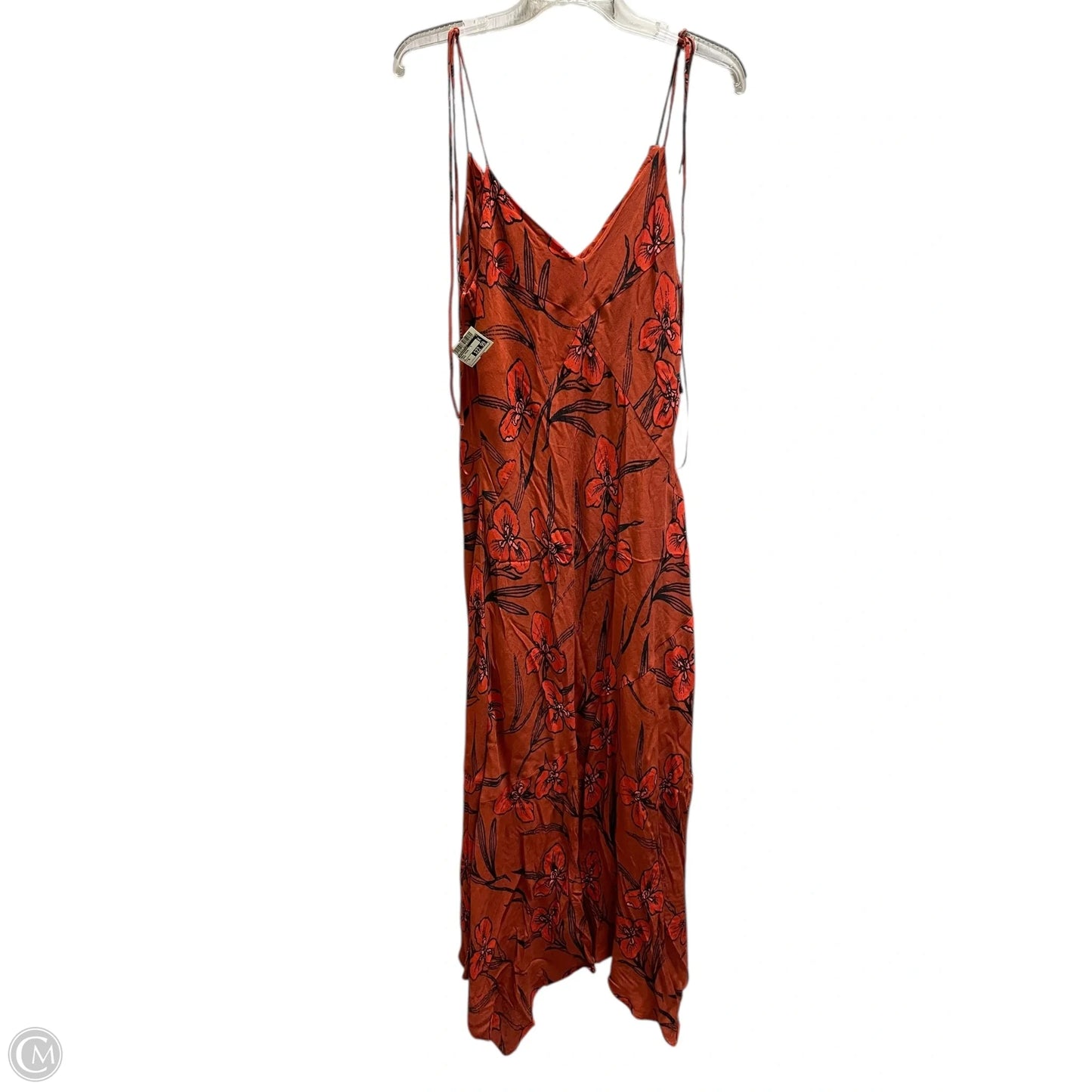 Dress Casual Maxi By Anthropologie In Orange, Size: Xl