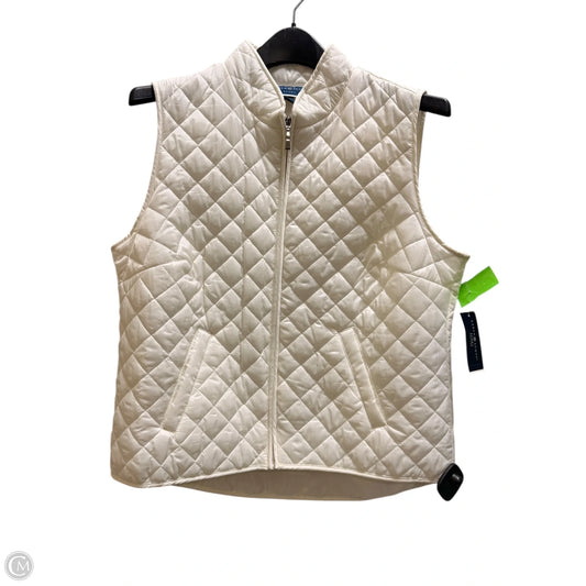 Vest Other By Karen Scott In Cream, Size: L