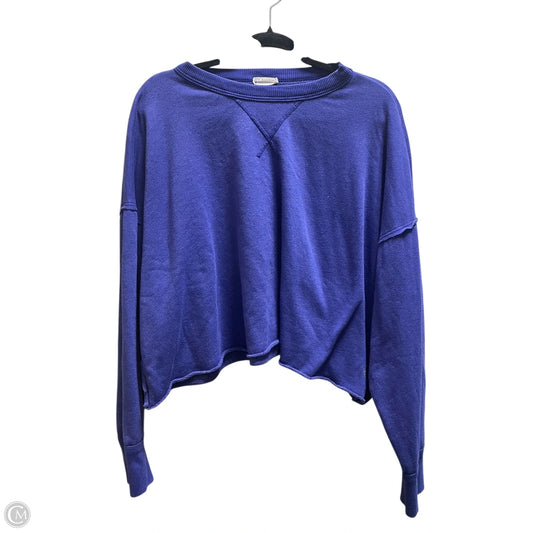 Sweatshirt Crewneck By Free People In Purple, Size: M