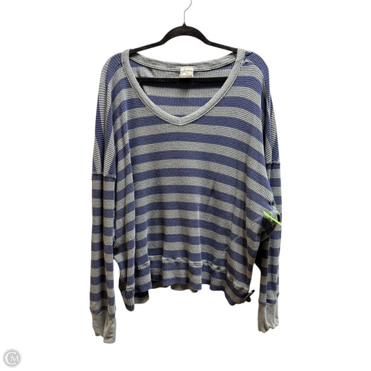 Top Long Sleeve By Offline By Aerie In Striped Pattern, Size: 2x