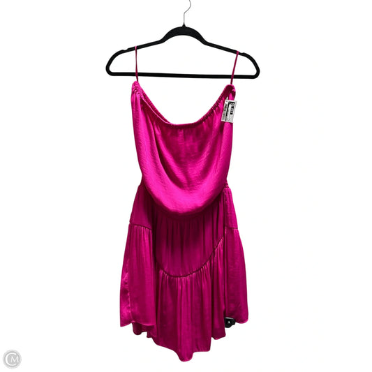 Dress Casual Short By Fabrik In Pink, Size: L