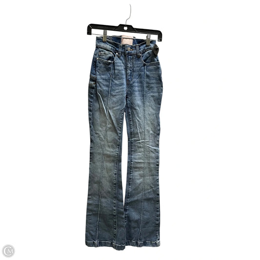 Jeans Flared By Clothes Mentor In Blue Denim, Size: 0