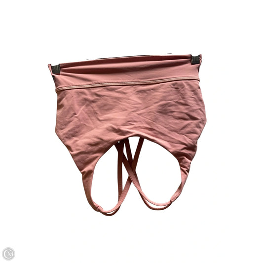 Athletic Bra By Lululemon In Orange, Size: 4