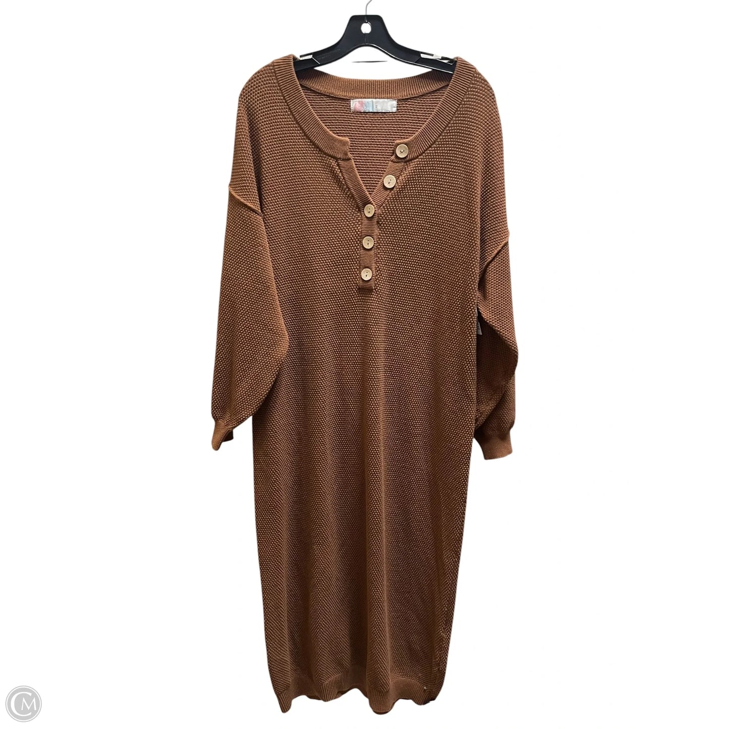 Dress Casual Midi By Free People In Brown, Size: M