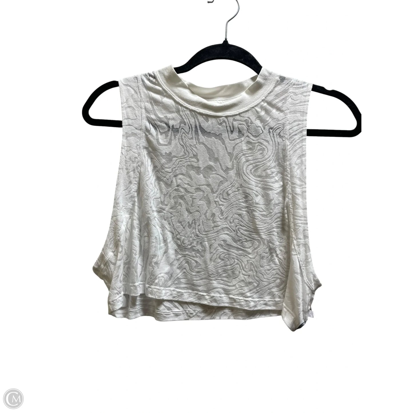 Athletic Tank Top By Lululemon In White, Size: 2