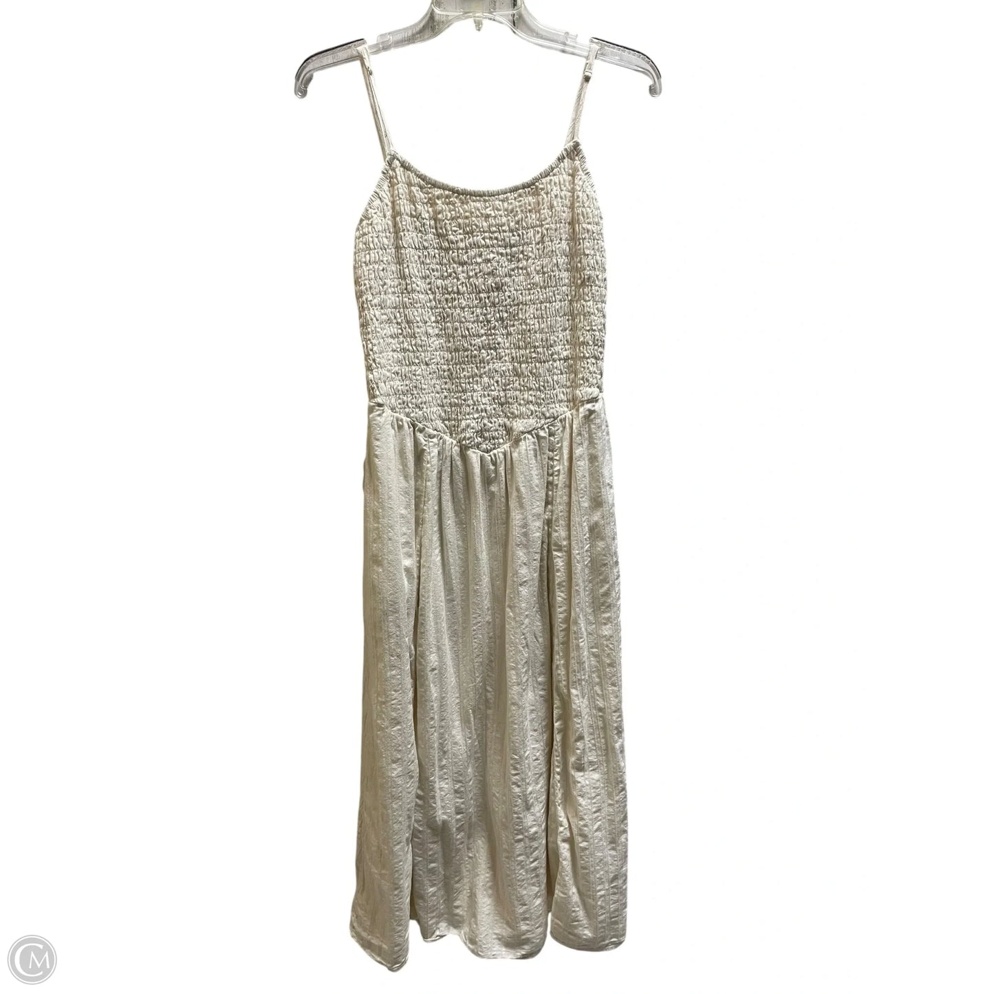 Dress Casual Maxi By American Eagle In Cream, Size: M