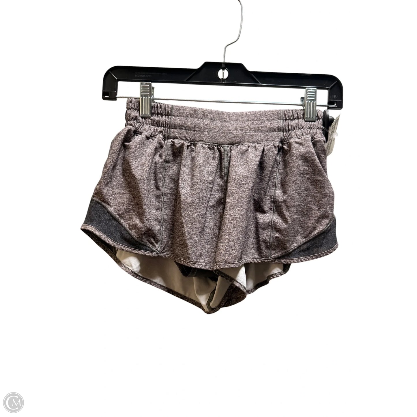 Athletic Shorts By Lululemon In Grey, Size: 4