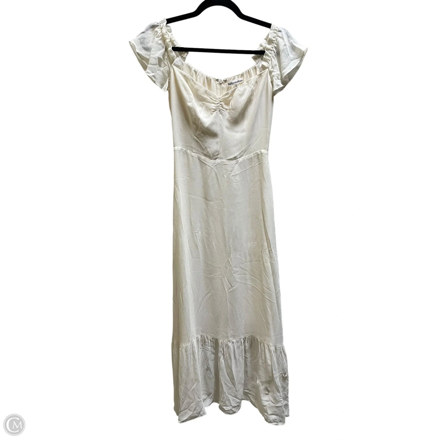 Dress Casual Maxi By Reformation In White, Size: Xs