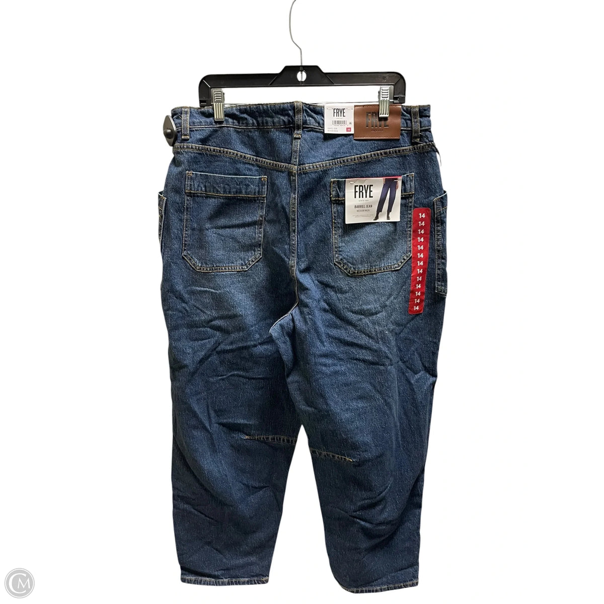 Jeans Designer By Frye In Blue Denim, Size: 14