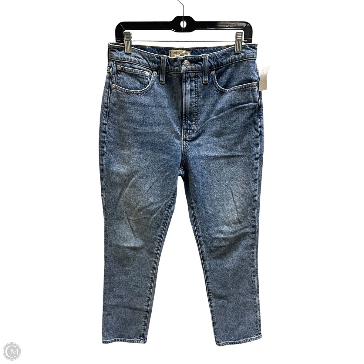 Jeans Straight By Madewell In Blue Denim, Size: 6