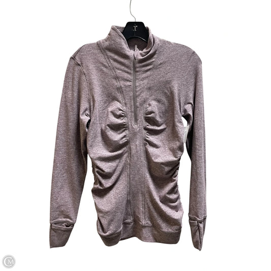 Athletic Jacket By Lululemon In Pink, Size: M
