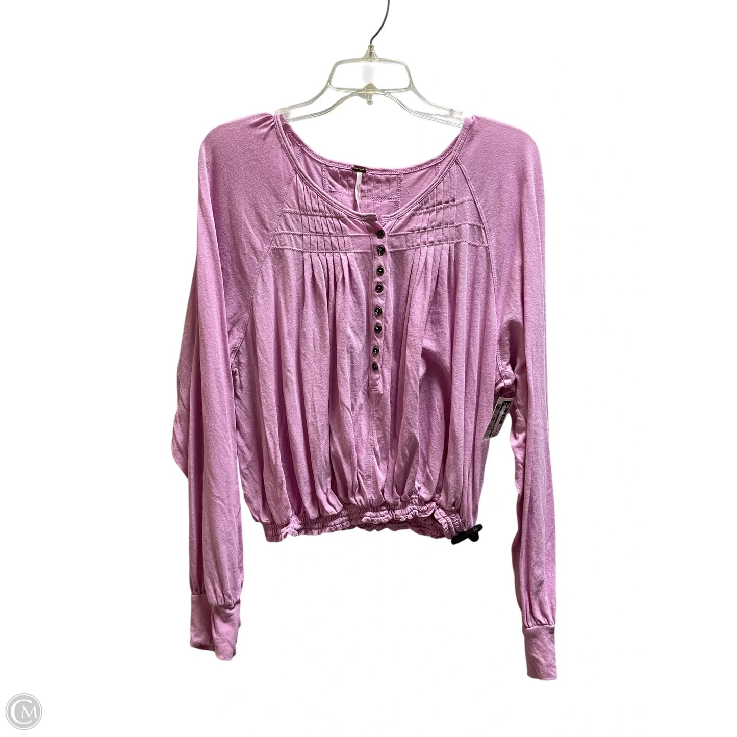Top Long Sleeve By Free People In Pink, Size: Xl