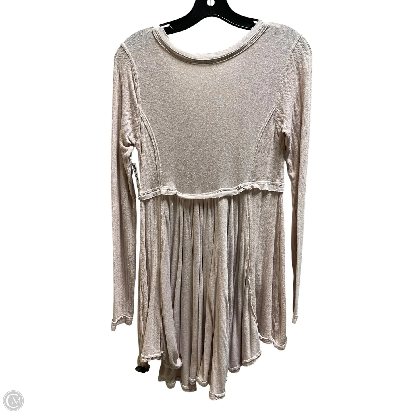 Top Long Sleeve By Free People In Pink, Size: S