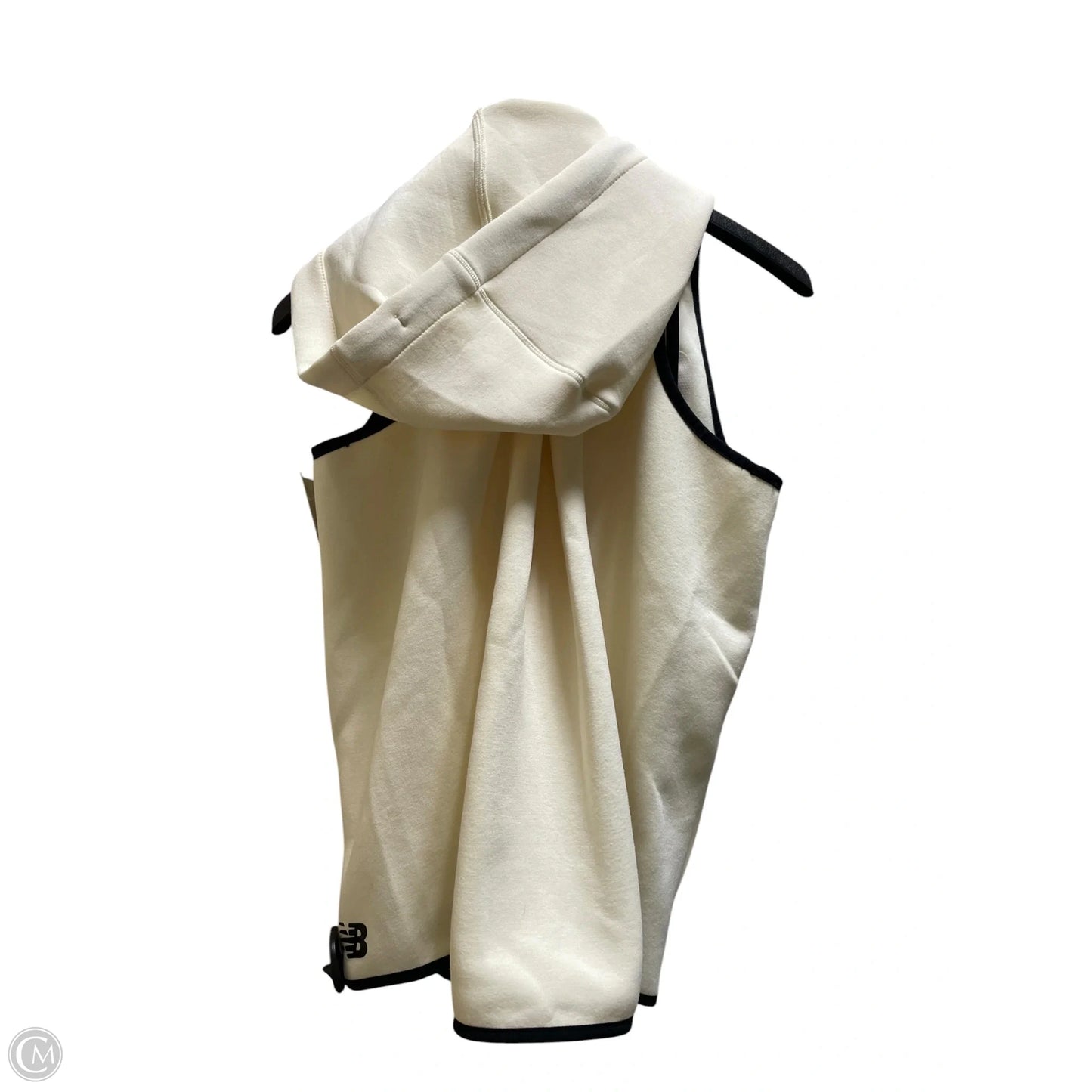 Vest Faux Fur & Sherpa By New Balance In Cream, Size: S