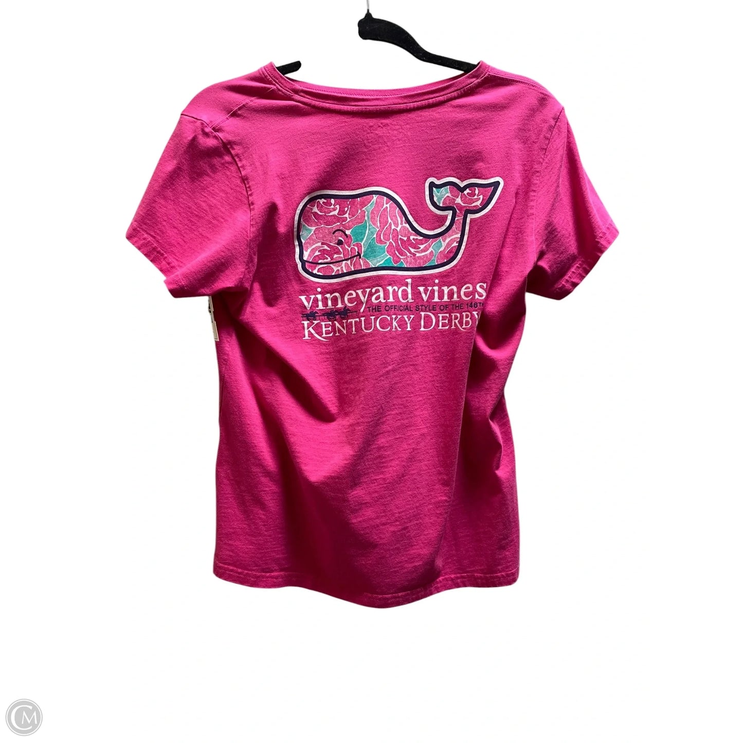 Top Short Sleeve By Vine & Love In Pink, Size: M