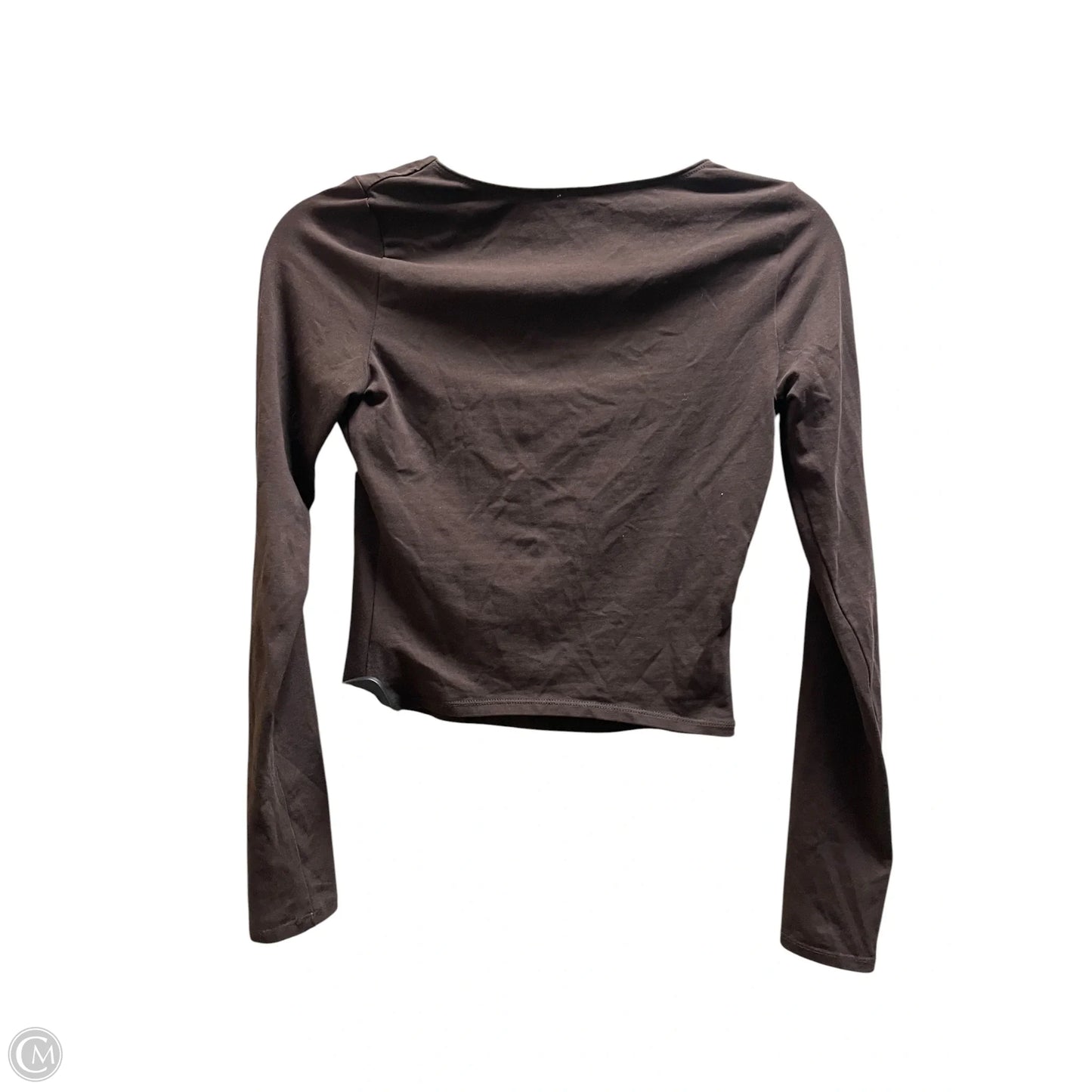 Top Long Sleeve By Garage In Brown, Size: S