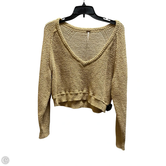 Sweater By Free People In Yellow, Size: Xs