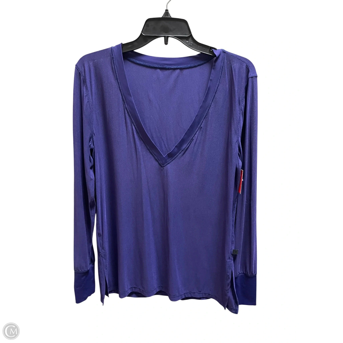 Athletic Top Long Sleeve Collar By Lululemon In Purple, Size: S