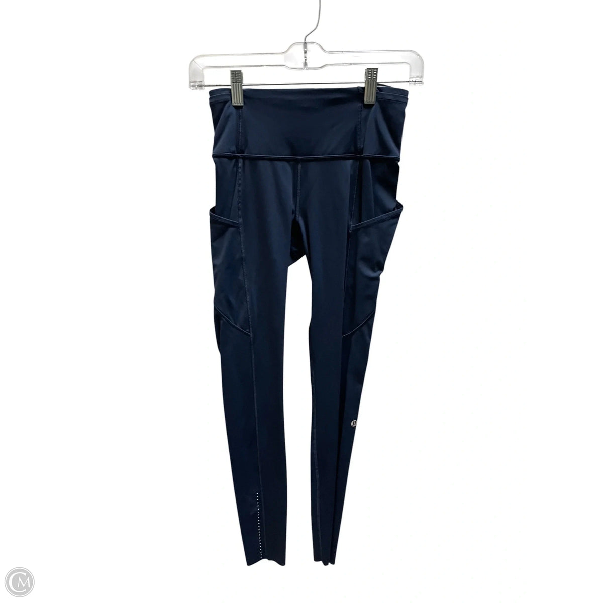 Athletic Leggings By Lululemon In Navy, Size: 4