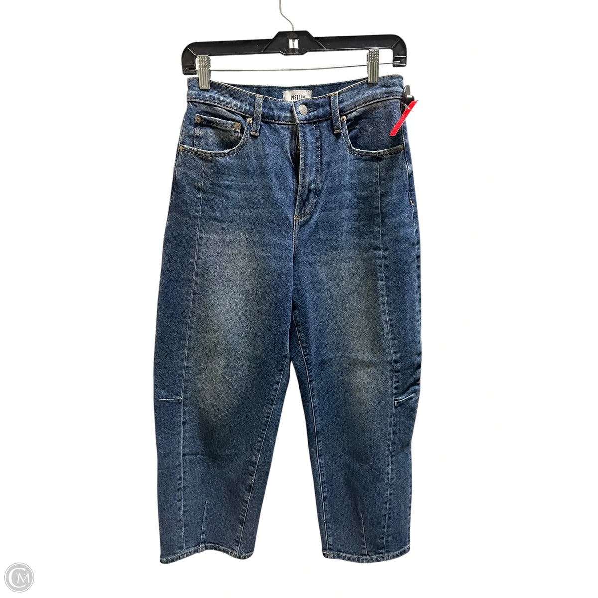 Jeans Straight By Pistola In Blue Denim, Size: 4