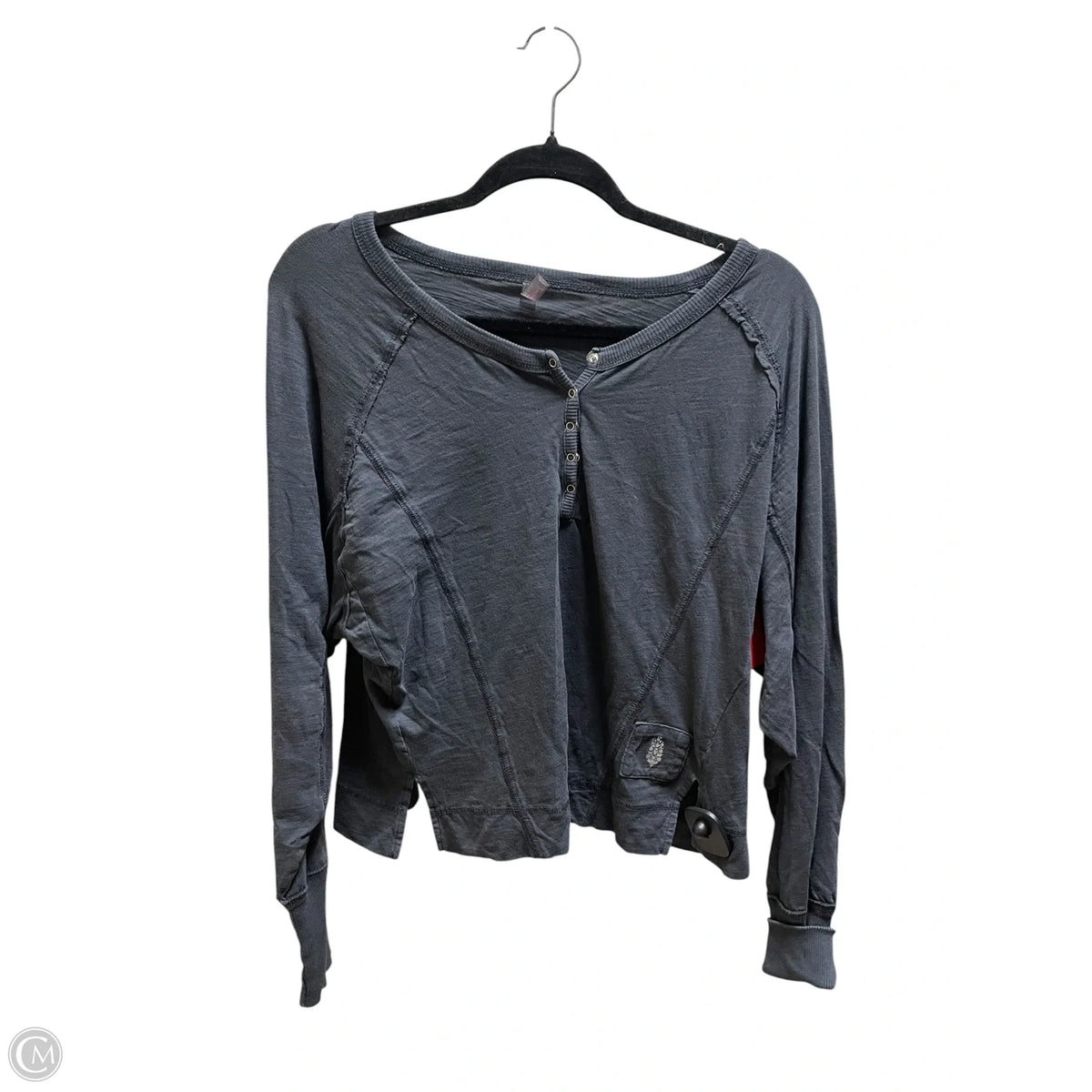 Top Long Sleeve By Free People In Grey, Size: Xs