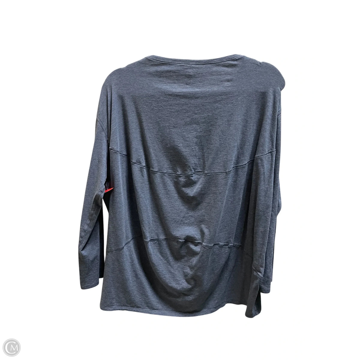 Athletic Top Long Sleeve Collar By Lululemon In Blue, Size: 10