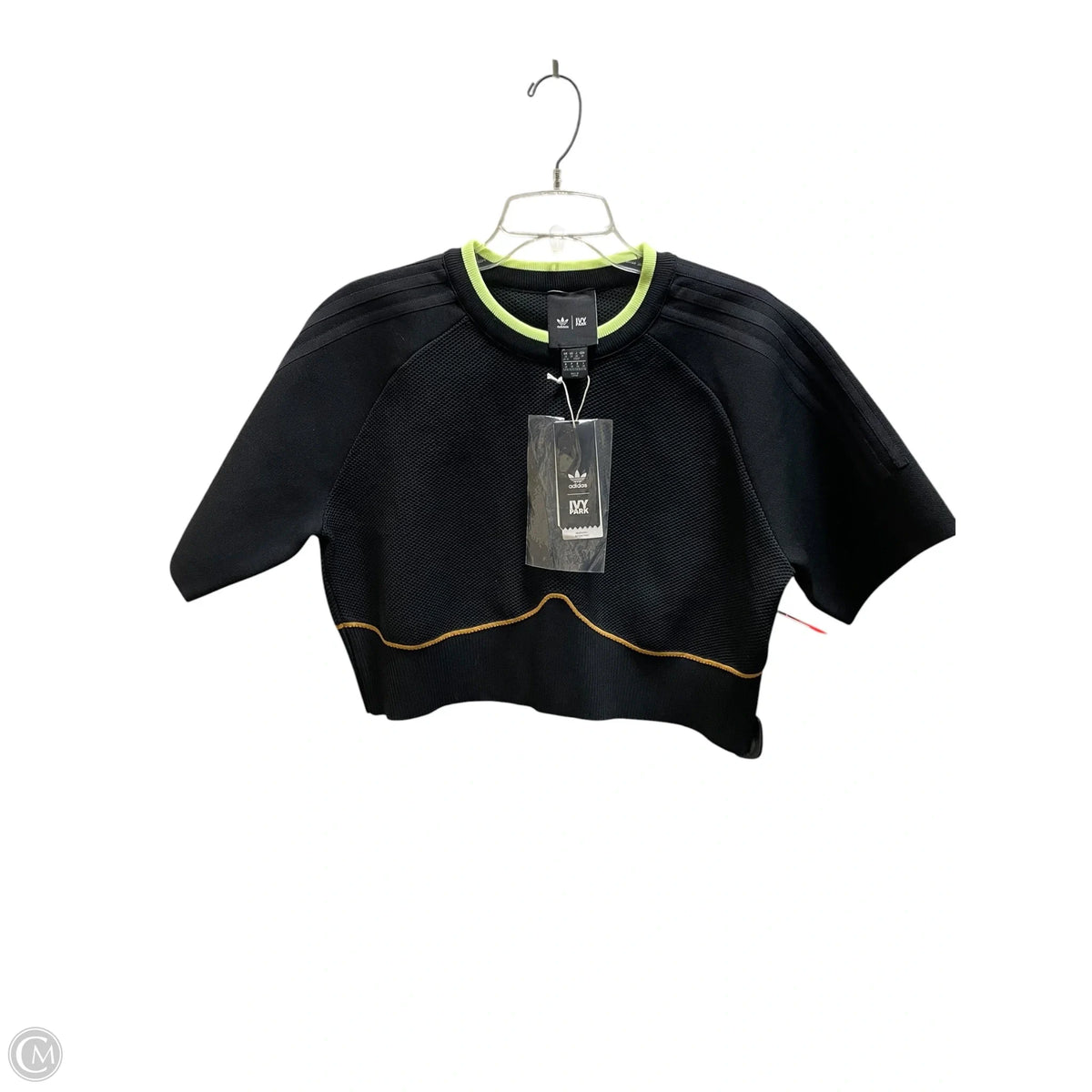 Top Short Sleeve By Ivy Park In Black, Size: 3x