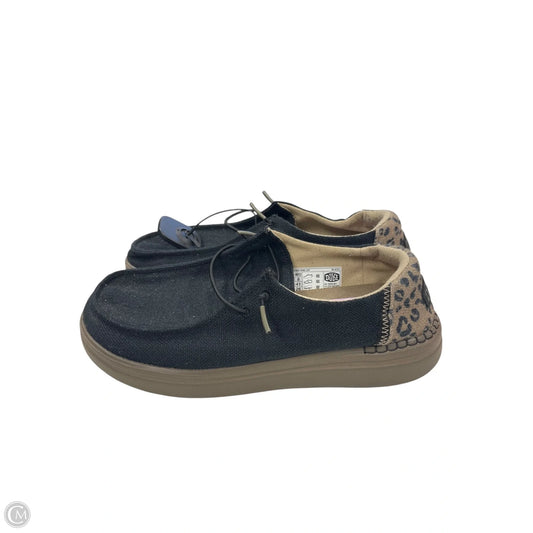 Shoes Flats By Hey Dude In Navy, Size: 10