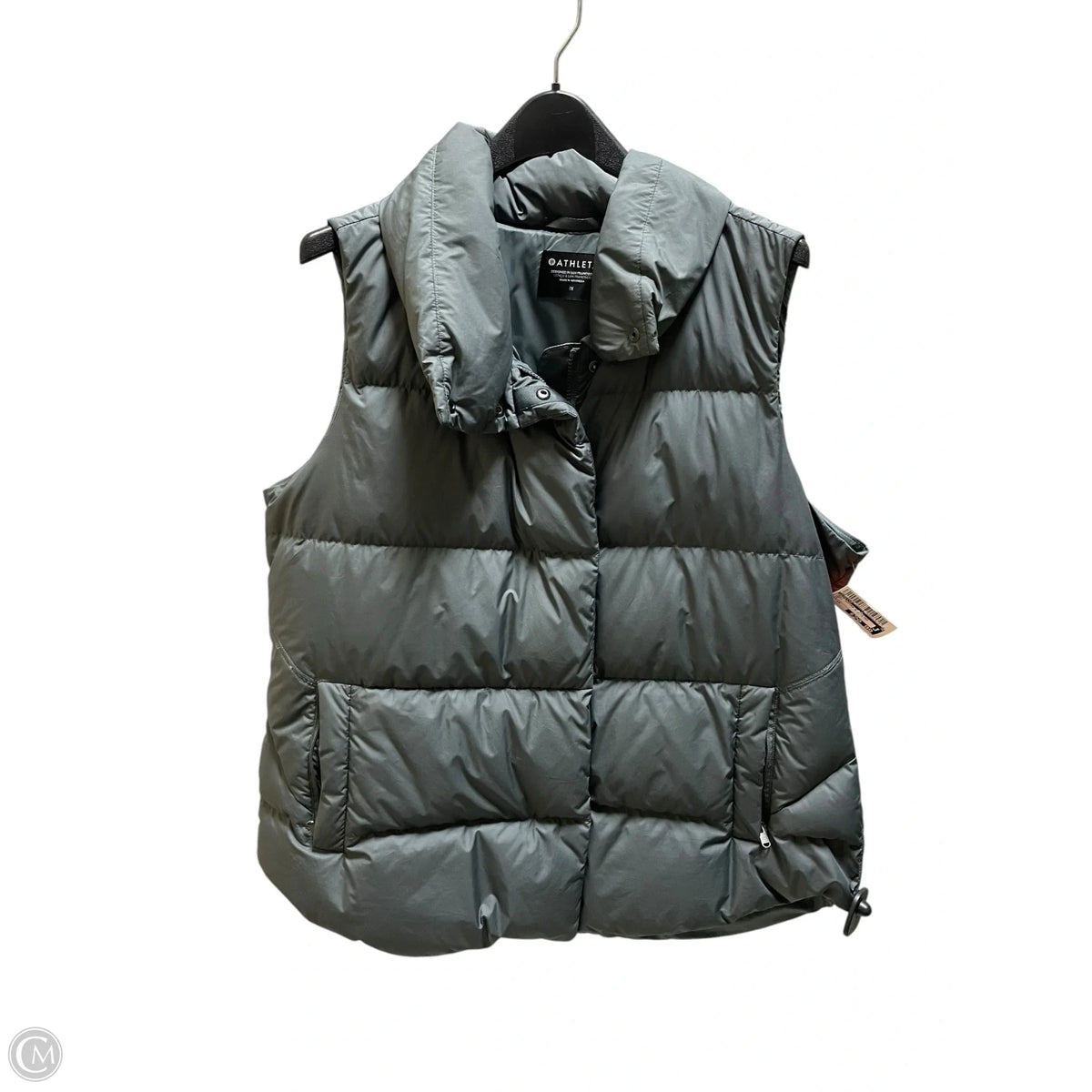 Vest Puffer & Quilted By Athleta In Grey, Size: 1x