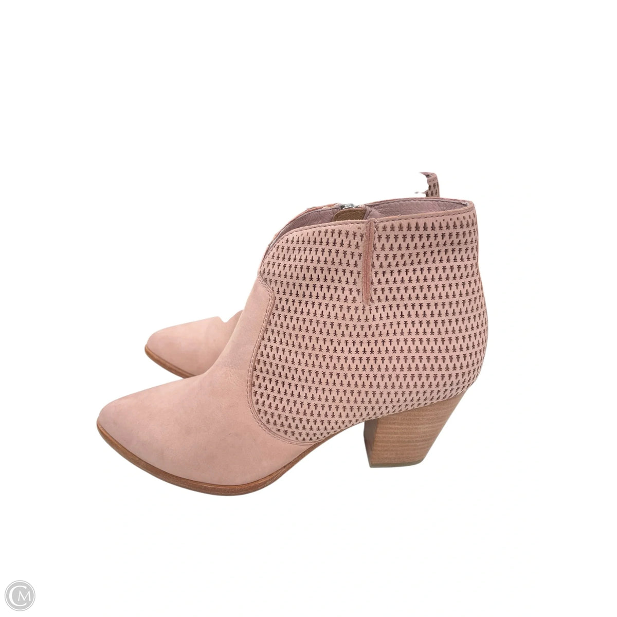 Boots Designer By Frye In Pink, Size: 8