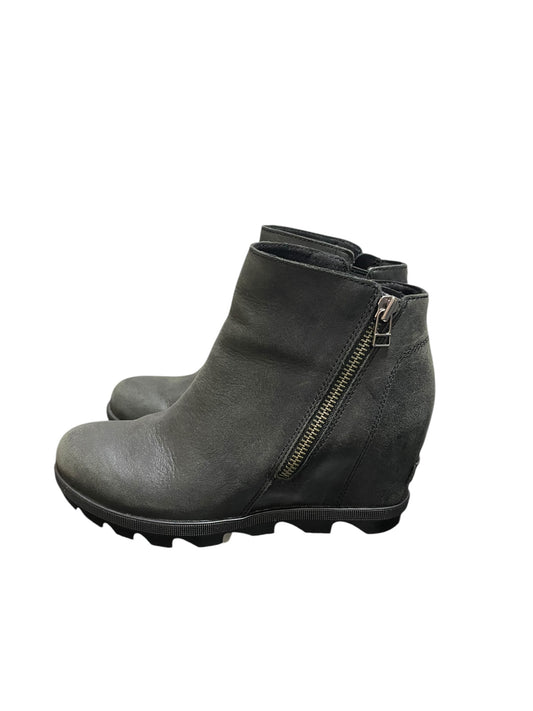 Boots Ankle Heels By Sorel In Black, Size: 8