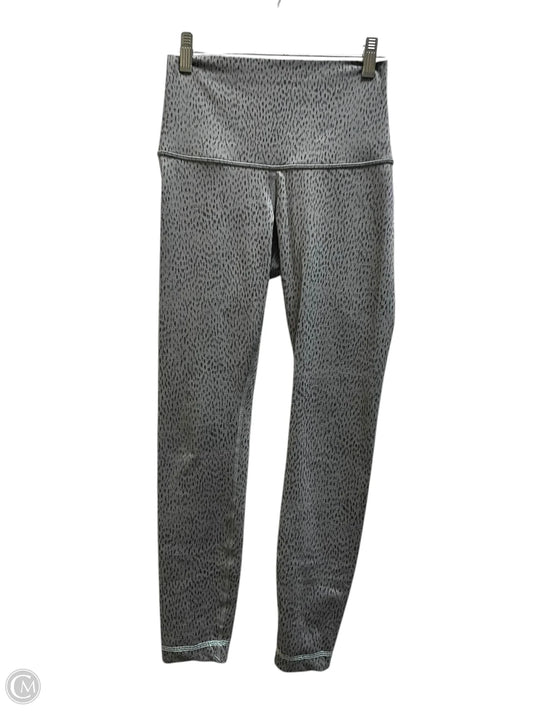 Athletic Leggings By Lululemon In Grey, Size: 4