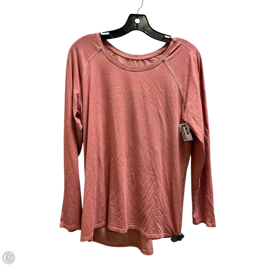 Top Long Sleeve By Lululemon In Pink, Size: S