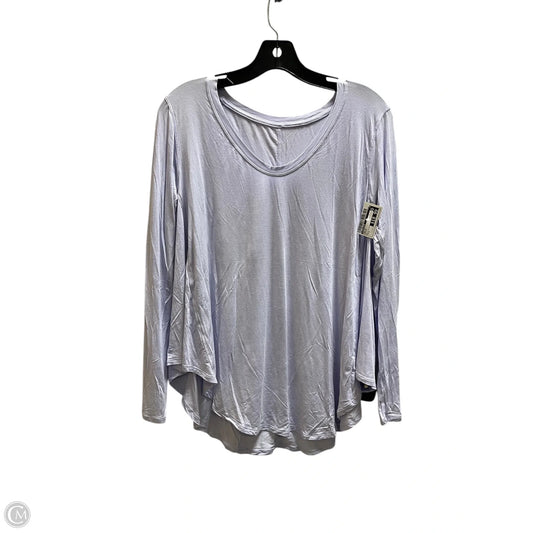 Top Long Sleeve By Lululemon In Purple, Size: 4