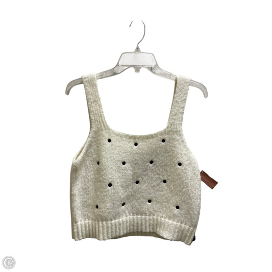 Top Sleeveless By English Factory In White, Size: L